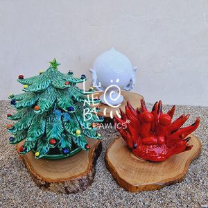 Composizione con legno di ulivo